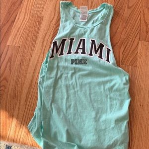 Pink Miami tank top